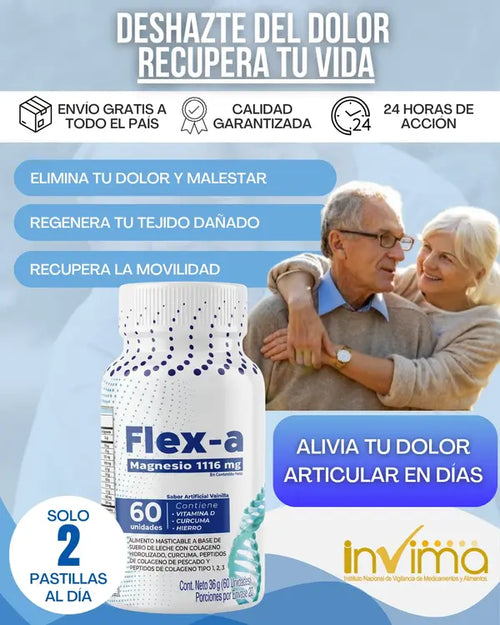 Flex-a (60 Capsulas ) ORIGINAL INVIMA