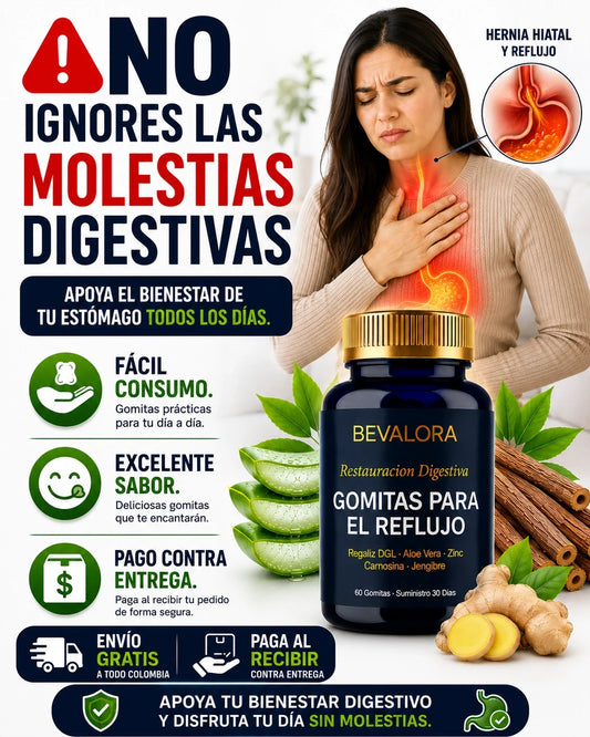 BEVALORA GOMITAS  PARA EL REFLUJO